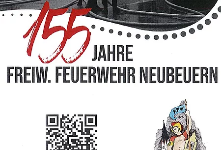155 Jahre Freiwillige Feuerwhr Neubeuern Flyer zur 155 Jahrfeier der Freiwillige Feuerwhr Neubeuern vom 18. bis 22. Juni