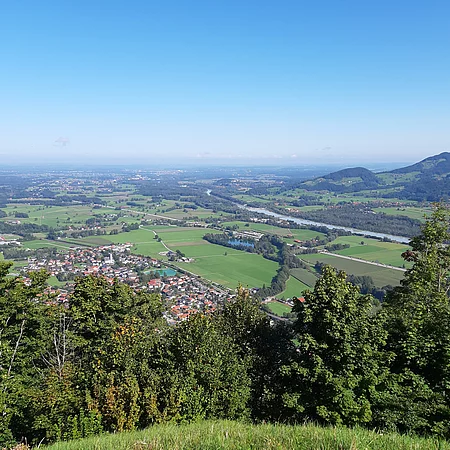 Blick vom Petersberg in das Inntal
