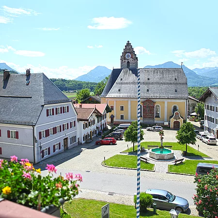 Blick auf den Marktplatz